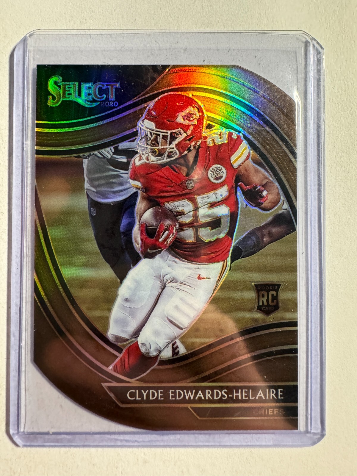 K164,766 - 2020 Select Prizm Copper Die Cut #354 Clyde Edwards-Helaire #/355