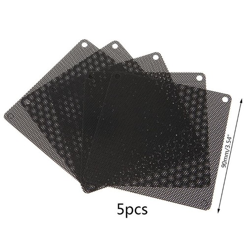Computer Dust filter Computer Fan Filters Cooler PVC Black Dustproof for Case Co - Afbeelding 4 van 8