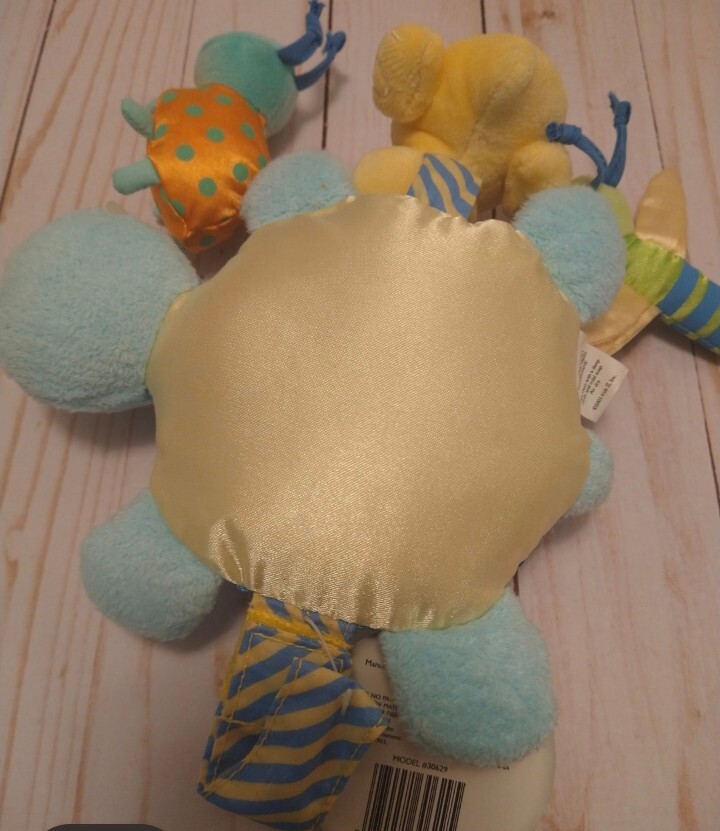 Kids 2 2003 Turtle Duck Dragonfly Plush Baby Toy Division By Carter's 