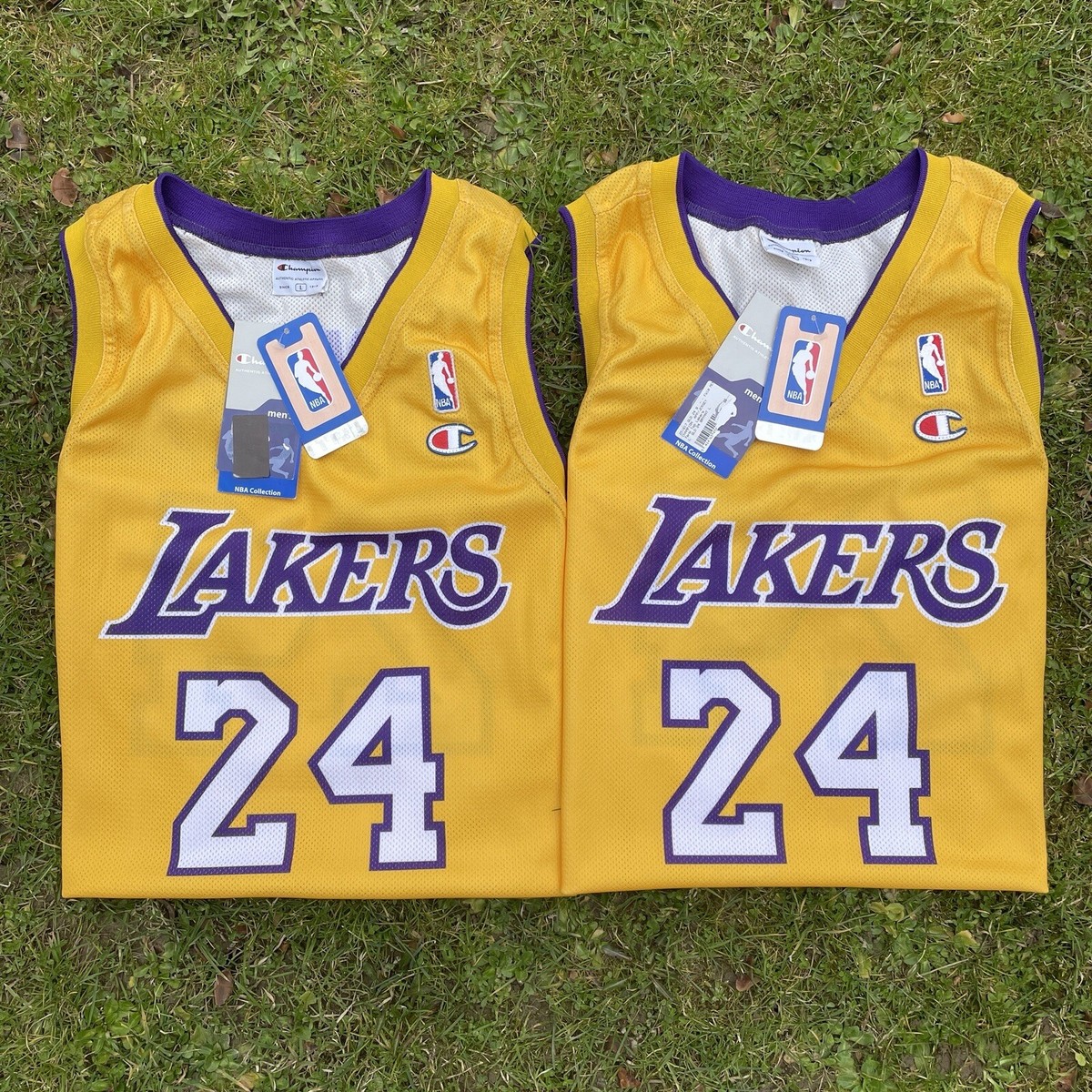 ウェア NBA24-25 Lakers Kobe Game JerseyL NBWT NEW Kobe Bryant #24 Los Angelas Lakers NBA Champion