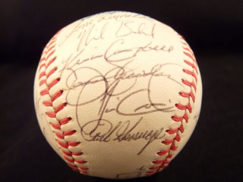 1992 A's Team Signed Autographed x25 OAL Baseball Guaranteed Canseco McGwire - Picture 9 of 10