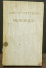 Merkbuch von Albert Steffen (GERMAN) (Hardcover, 1937) Anthroposophical