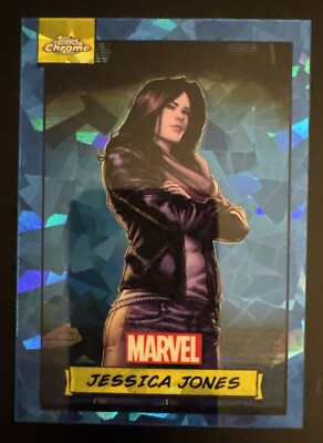 2024 Topps Chrome Marvel Sapphire Jessica Jones #120
