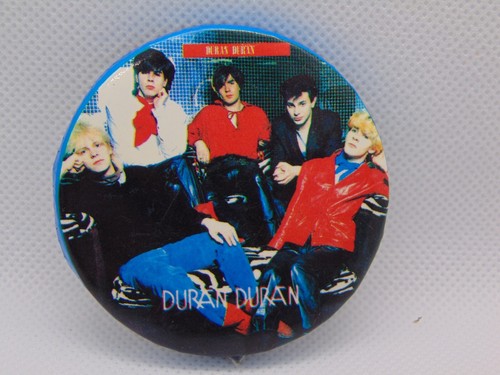 Pulsante Pinback Vintage 2 1/4" Duran Duran Rock & Roll anni 80 - Foto 2 di 5