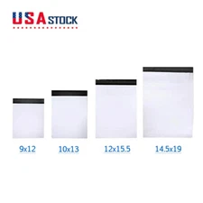 US Poly Mailers Shipping Envelopes Self Sealing Plastic Mailing Bags Choose Size