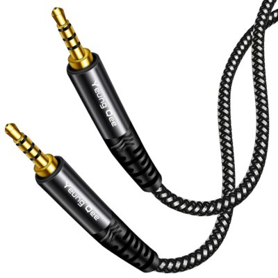 3.5mm Male To Male Audio Cable 30 Ft4 Pole Hifi Stereo 3.5mm Aux Cable Trrs Male
