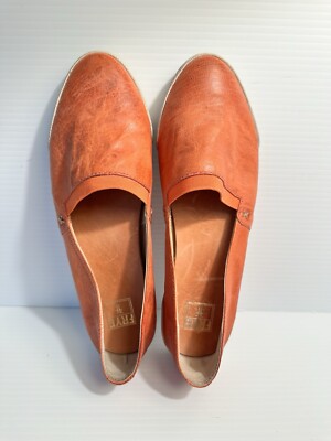 FRYE Melanie Leather Slip On Sneaker Shoes Women display picture 1