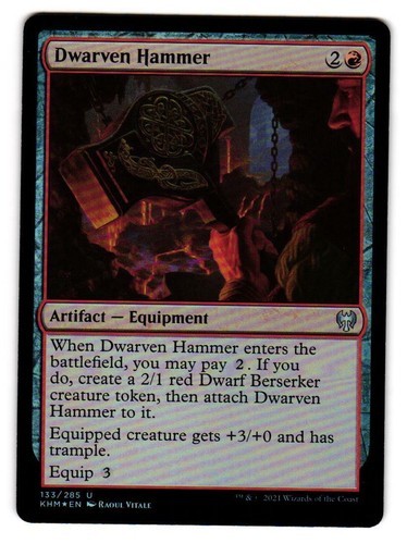 Grand Archive GATCG RDOA Armaments Impact Hammer Foil SR Weapon