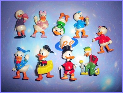DISNEY DONALD DUCK DUCKTALES 1987 KINDER SURPRISE FIGURES SET