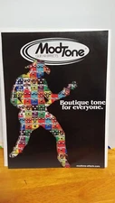 MODTONE GUITAR EFFECTS BOUTIQUE, GUITAR PRINT AD 11 X 8.5..