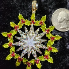 NEW KIRKS FOLLY CHRISTMAS MAGNETIC ENHANCER STAR OF WONDER GOLD TONE