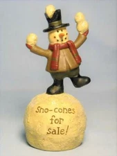 Blossom Bucket SUZI Skoglund - SNOWMAN with SNO-CONES for SALE -  2009 Retired