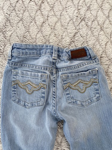 Shyanne Girls Size 7 Western Cowgirl Flair Jeans - Picture 5 of 7