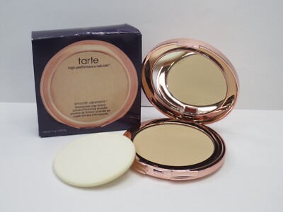 TARTE SMOOTH OPERATOR AMAZONIAN CLAY TINTED FINISHING POWDER FAIR 0.39 OZ BOXED