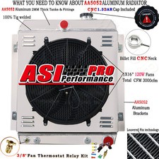 4 Row Radiatorshroud Fan Fits 1947-1954 52 Chevy Truck Pickup 3100 3600 3800 At 4 Row Radiatorshroud Fan Fits 1947-1954 52 Chevy Truck Pickup 3100 3600 3800 At