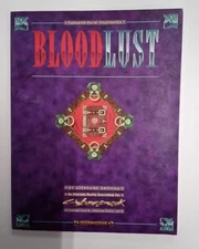 Cyberpunk TTRPG Horror Encyclopedia: Bloodlust, Ianus #ICP108, 1995. PB, VG+