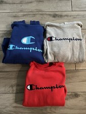 Champion Boys Lot of 3 Sweatshirts Size Medium