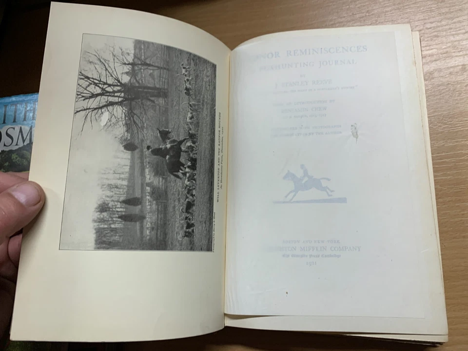 1921 RADNOR REMINISCENCES FOXHUNTING JOURNAL ILLUSTRATED USA HARDBACK BOOK (P4) - Image 4 of 4