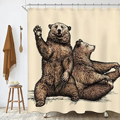 Shower curtains with bears online