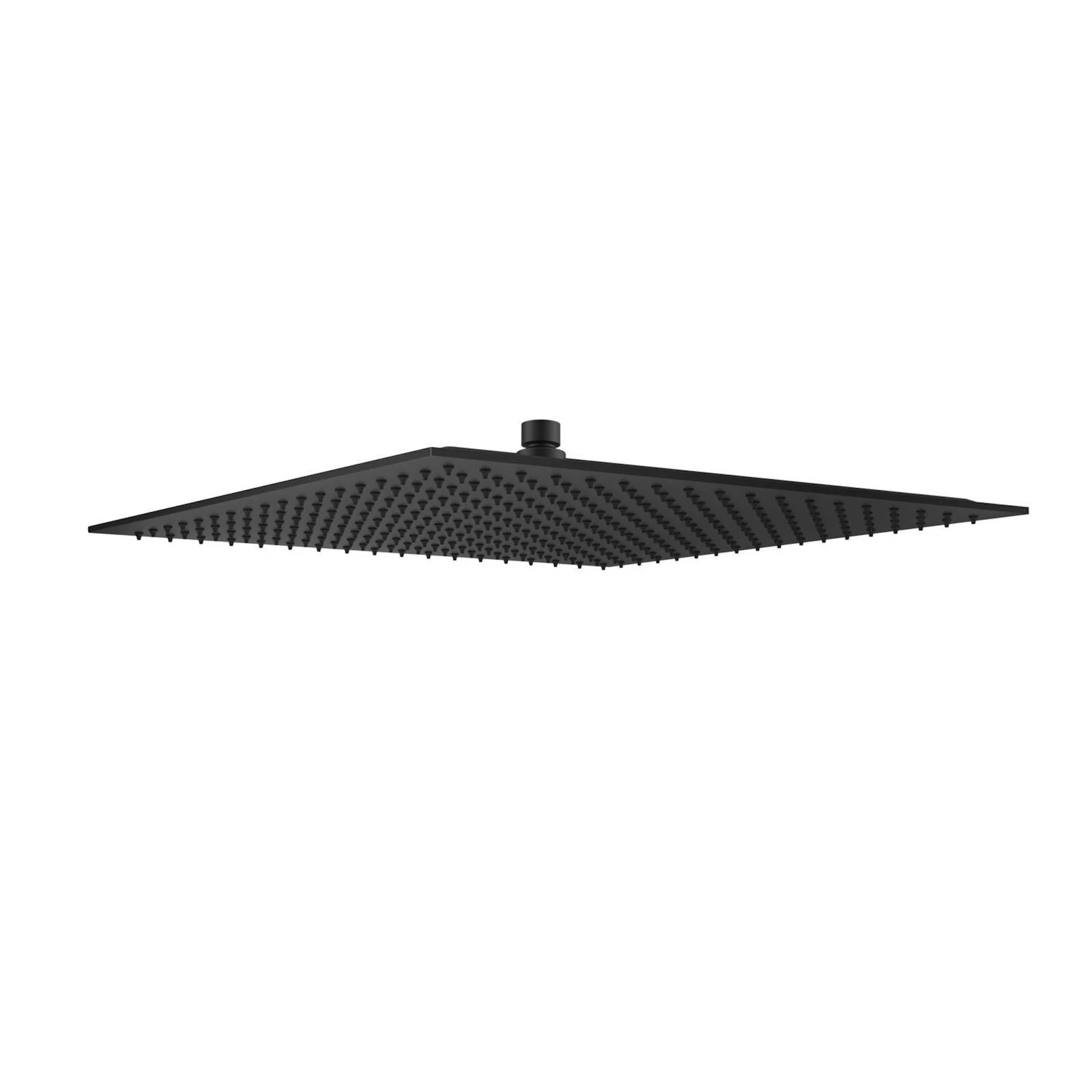 Ultra Slim Shower Head Square Bathroom Matte Black Stainless Steel ENKI R27