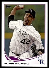 2013 Topps #380 Juan Nicasio Colorado Rockies Baseball