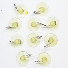 10pcs Suction Cup Hangers 7/8in