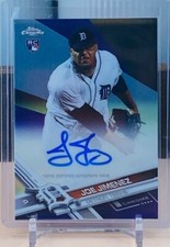 2017 Topps Chrome Joe Jimenez Purple Refractor 250/250 #RA-JJ Rookie Auto RC