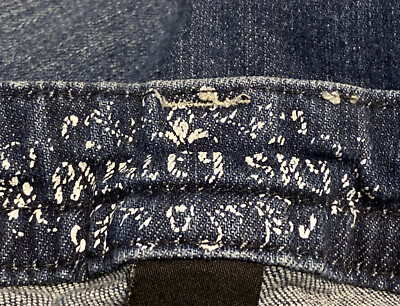 Paisley Sky Jeans Women's 10 Blue Denim Thick Stitch Low