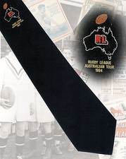 GB to Australia 1984 tour, possibly a players tie - 8.5cm RUGBY LEAGUE TIE