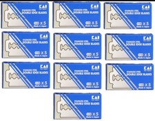 100 KAI Double Edge Razor Blades Shaving For Feather Safety Razor Made In Japan