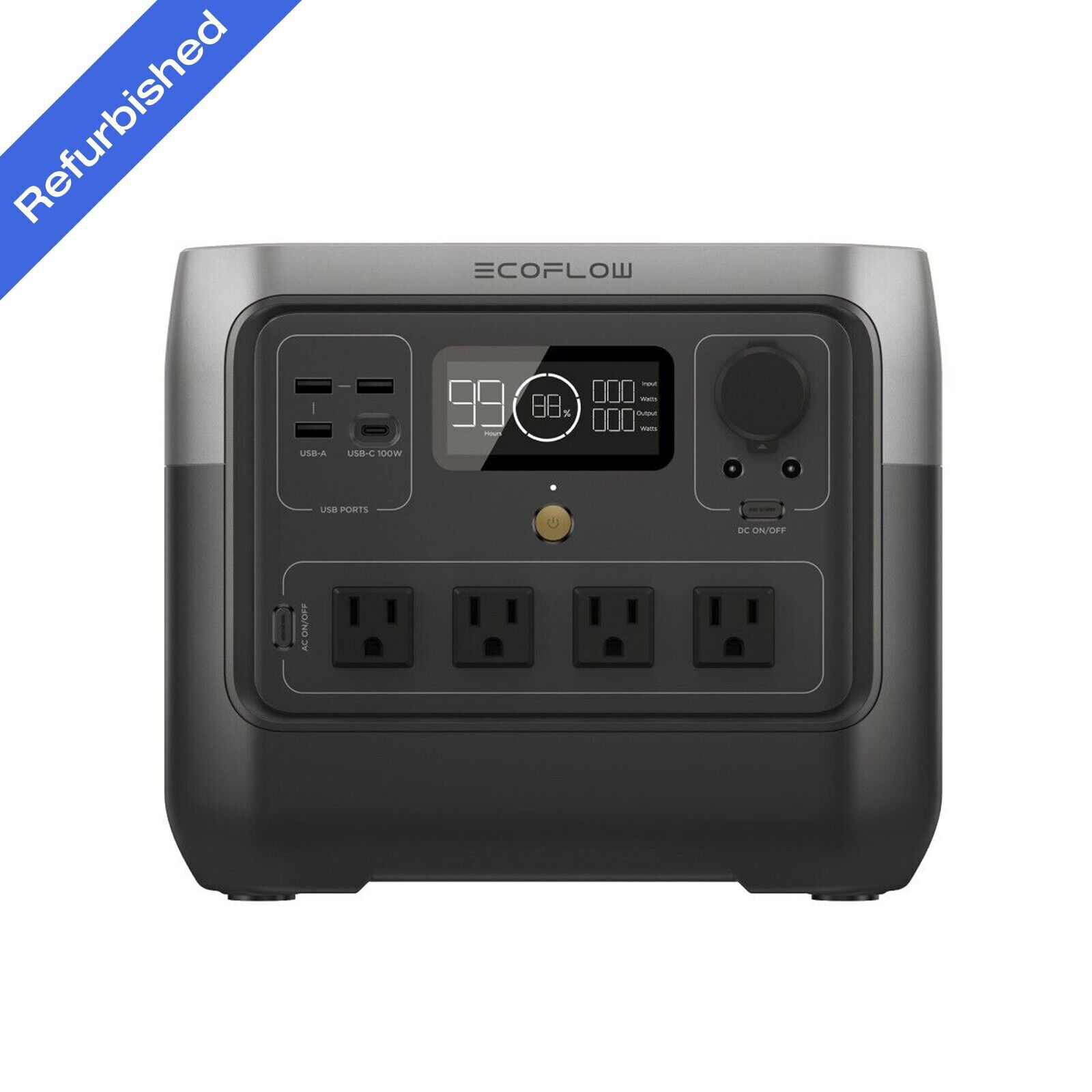 Ecoflow River 2 Pro Power Station 768Wh Lfp Generator Certified Refurbished