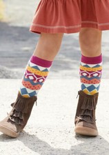 NEW in Bag Matilda Jane Wait for Me Socks, Yellow, Blue, Pink, Size Small