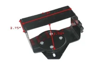 BSA M20 M21 Post War Complete Battery Carrier Tooling Made Black 66-4893 AEs