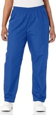 Cherokee Workwear Women's 5XL Pull-On Utility Cargo Scrub Pants, 4200 Royal Blue