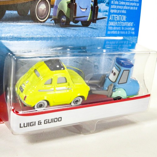 Disney Pixar Cars Luigi & Guido Radiator Springs RARE BLUE CARD 2018 Mattel NEW - Picture 8 of 9