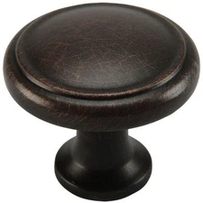 Cosmas Cabinet Hardware Oil Rubbed Bronze Round Knobs #5982ORB