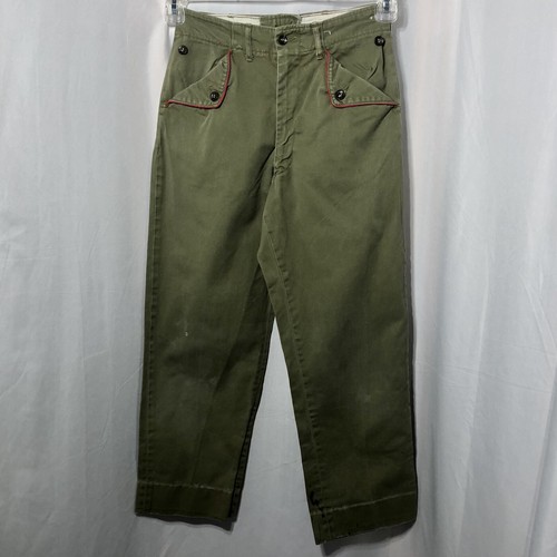 Vintage 1950's Boy Scout Pants, Button 