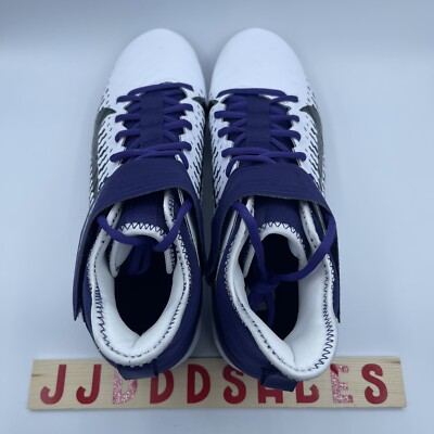 Nike Alpha Menace Pro 2 Football Cleats Purple White BV3945  display picture 3