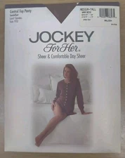 Vintage Jockey For Her  Control Top Panty Warm Beige Medium Tall Style 1952 