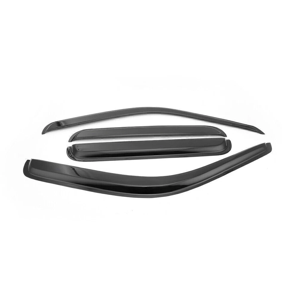 Para Ford F250 1999-2016 F350 F450 Super Duty Viseras de ventana Protectores de lluvia Deflector Foto 3 de 4