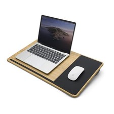 Portable Engineered Wood Lap Desk with Soft Cushion for Home Office, Lap Hold...