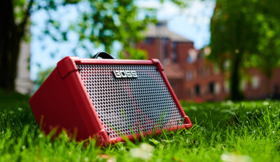 Boss Cube Street ST2 R rot  Akustiggiutarrenverstärker mit Batteriebetrieb