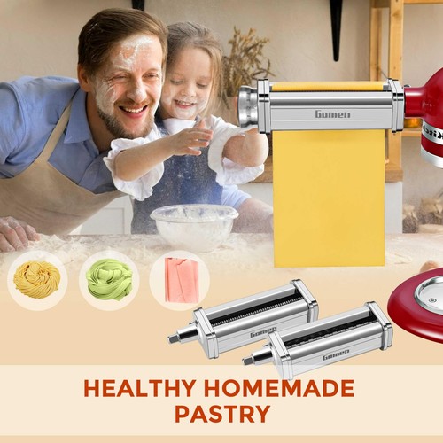 Nudelaufsatz für Kitchenaid Standmixer, 3 Stück Nudelmaschine Kitchen Aid Pas... - Bild 7 von 8