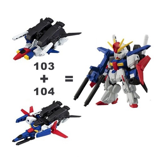 BANDAI Gundam MOBILE SUIT ENSEMBLE PART17 5 Figure Gashapon Capsule Mini Toys - Picture 5 of 8