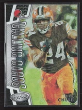 2023 Panini Certified #CALL-18 Nick Chubb Calling Cards Cleveland Browns (X)