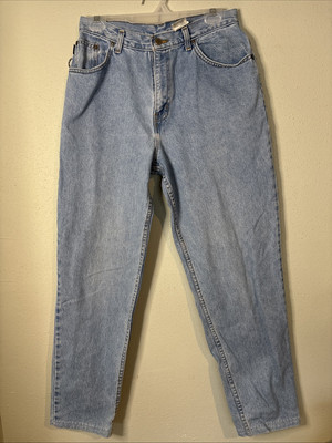 Vintage H.I.S Chic Jeans Women 12 Blue High Rise 90s Denim Pants Mom Jeans Fade