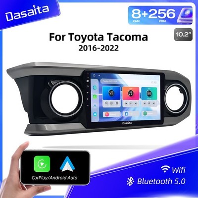 Dasaita 10.2'' Car Stereo for Toyota Tacoma 2016 to 2022 Apple Carplay Head Unit