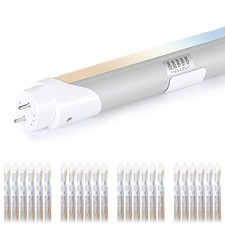 24x 4FT LED Light Tube 6500K Daylight Ballast Bypass Type B Light 18W T8 T10 T12