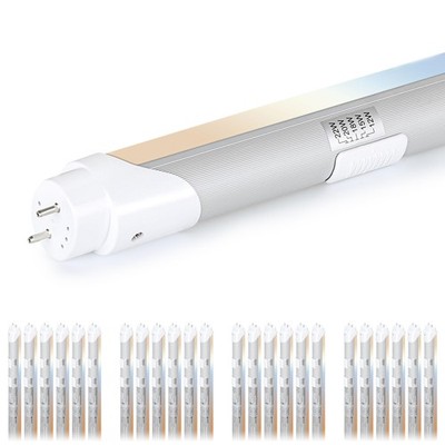 24x 4FT LED Light Tube 6500K Daylight Ballast Bypass Type B Light 18W T8 T10 T12