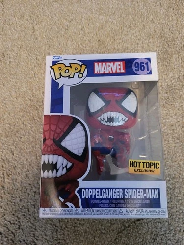 Funko Pop! Doppleganger Spider-Man #961 2021 Hot Topic Exclusive NON-METALLIC